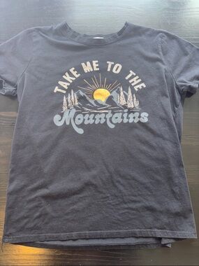 Women’s Blqack 'Take Me to the Mountains' Graphic Tee